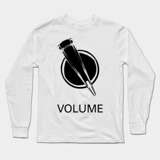 Volume Knob (Chicken-head, black) 100% Long Sleeve T-Shirt